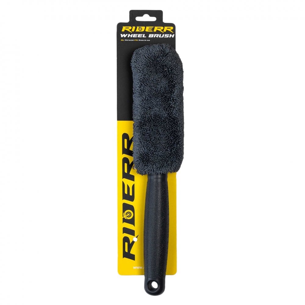 RIDERR Motorcycle MicroFibre Wheel Brush - Metal Free | Scratch Free Cleaning | Ideal for Motorcycles