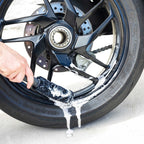 RIDERR Motorcycle MicroFibre Wheel Brush - Metal Free | Scratch Free Cleaning | Ideal for Motorcycles