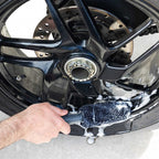 RIDERR Motorcycle MicroFibre Wheel Brush - Metal Free | Scratch Free Cleaning | Ideal for Motorcycles