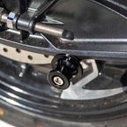 RIDERR Motorcycle Paddock Stand Bobbins - Fits Pre-Threaded Holes In Your Swingarm (Black)