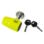 RIDERR Motorcycle RR99 Disc Lock 15.8mm Hardened Pin ART4 (Yellow Fluo)