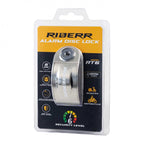RIDERR Motorcycle RT6 Alarm Disc Lock 6mm Pin | 120db | IP67 Rated