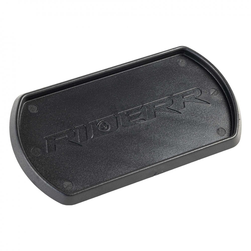 RIDERR Motorcycle Side Stand Plate - Lightweight ABS Plastic | 130x70mm | Spreads the Load Over Larger Area (Black)