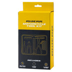 RIDERR Motorcycle Tool Kit - 28pc Compact Under seat Tool Solution