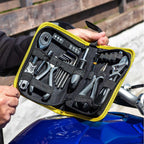 RIDERR Motorcycle Tool Kit - Pro Version 27pc Compact Under seat Tool Solution