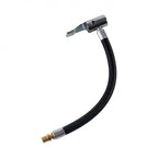 RIDERR Motorcycle Tyre Valve Flexable Extension - Easy Access for Pumping up (Black)