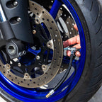 RIDERR Motorcycle Tyre Valve Flexable Extension - Easy Access for Pumping up (Black)