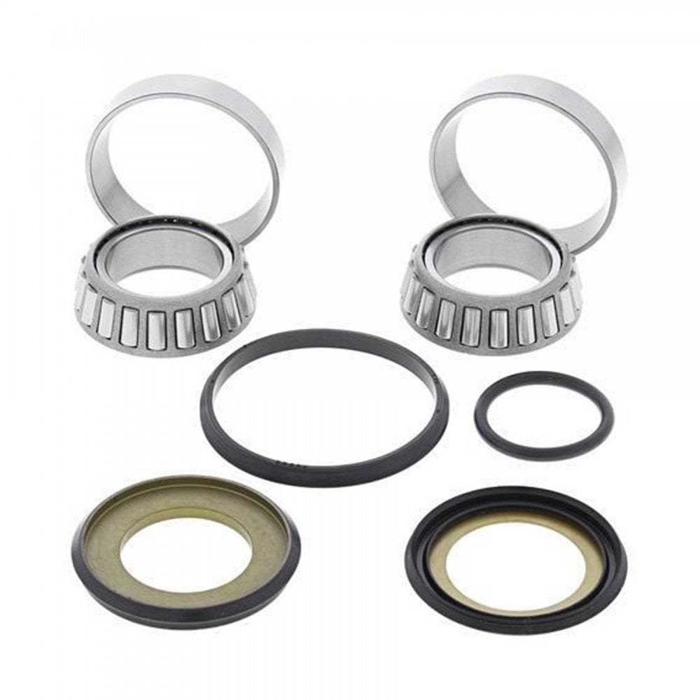 All Balls - Steering Head Bearing Kit - KTM SX/SXF 125-450 23-26, EXC/EXCF 150-500 24-26, Husqvarna TC/FC 125-450 23-26, TE/FE 150-501 24-26, TX300 23-26, FX350/450 23-26, Gas Gas MC/MCF 125-450 24-26, EC/ECF 250-500 24-26, EX/EXF 250-450 24-26