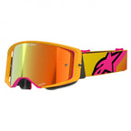 Alpinestars MX | MTB Vision SuperTech Goggles CORP (Yellow Fluo/Pink) Mirror Red Lens