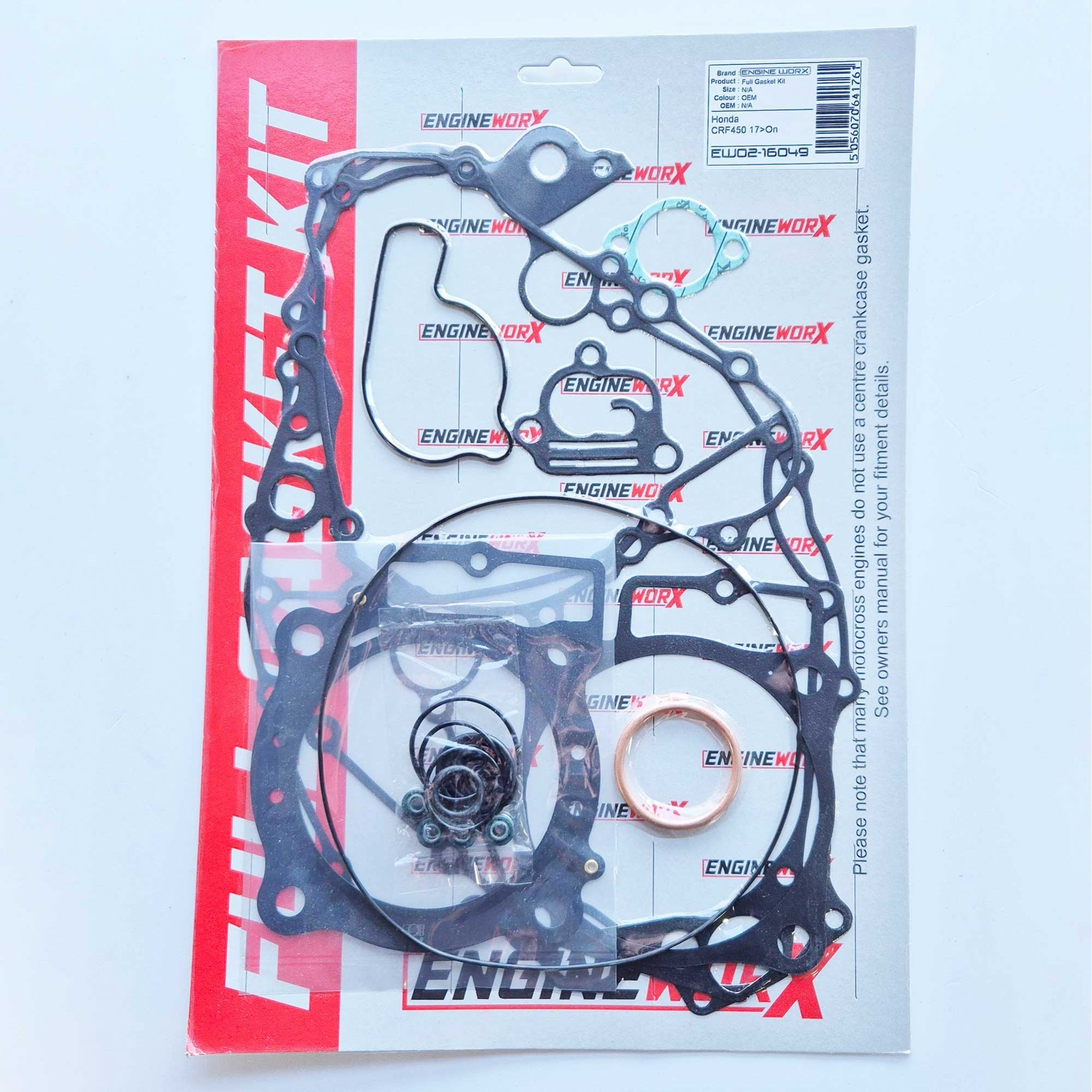EngineWorx - Full Gasket Kit - Honda CRF450R 17-18, CRF450RX 17-18