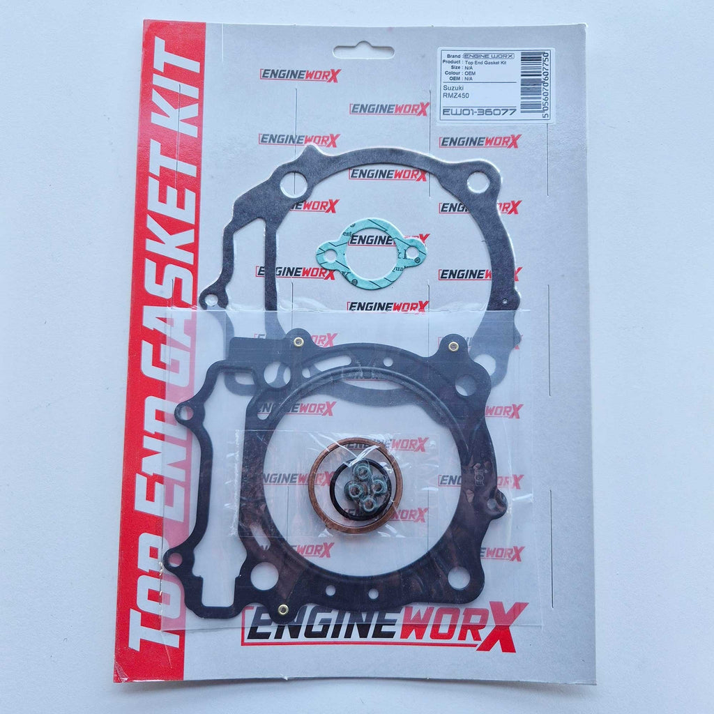 EngineWorx - Top End Gasket Kit - Suzuki RMZ450 08-26, RMX450 10-20
