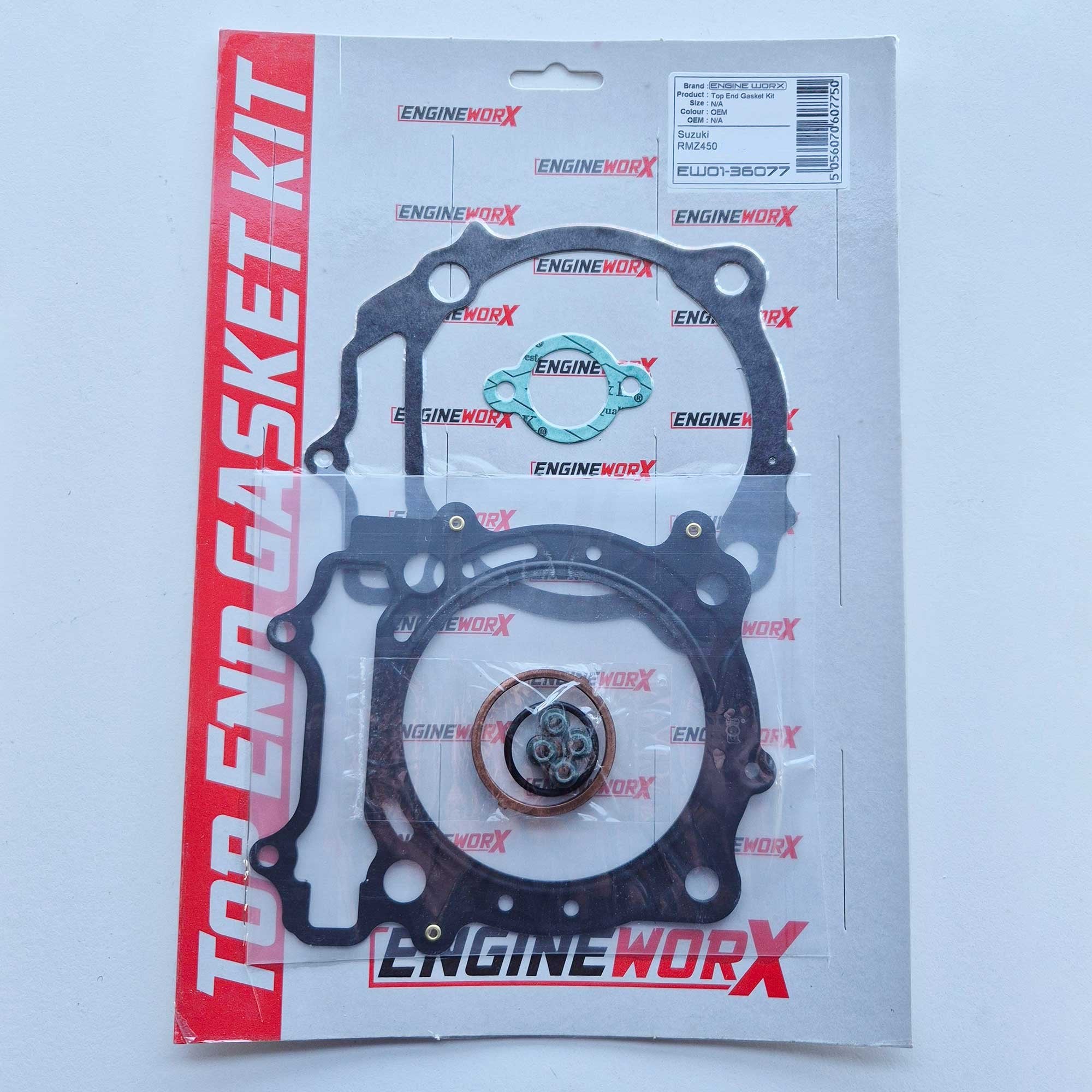 EngineWorx - Top End Gasket Kit - Suzuki RMZ450 08-26, RMX450 10-20