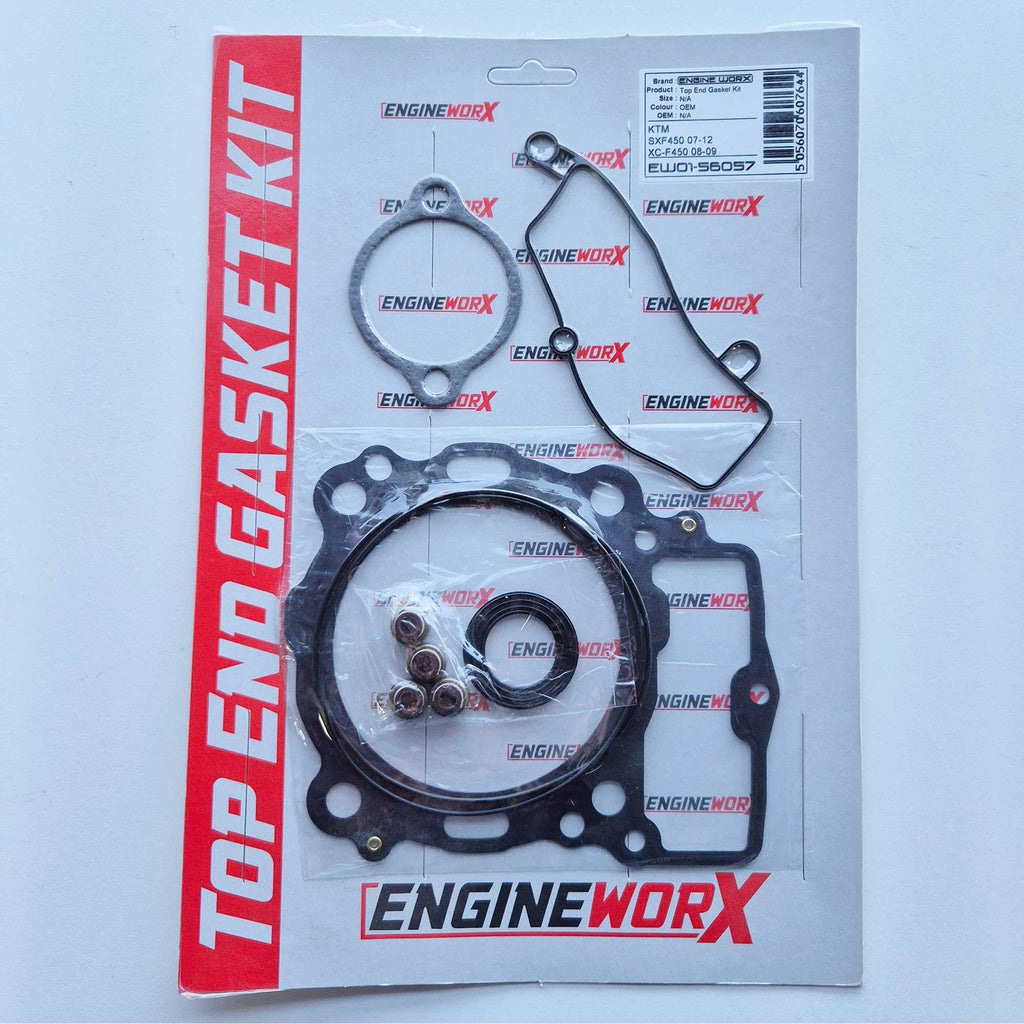 EngineWorx - Top End Gasket Kit - KTM SXF450 07-12, XCF450 08-09, RFR450 08-18