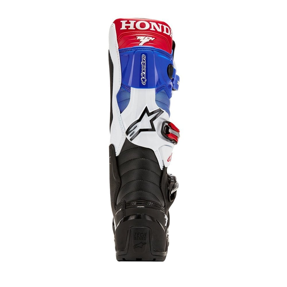 Alpinestars (Honda) Boots - Tech 7 Seven Drystar - Enduro/All Terrain/Waterproof (Black/White/Blue/Bright Red)