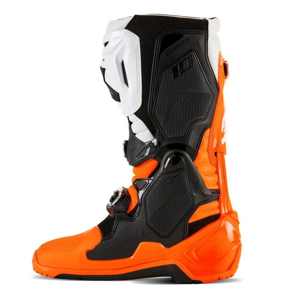 Alpinestars MX Boots - Tech 10 ENDURO (Orange Fluo/Black/White)