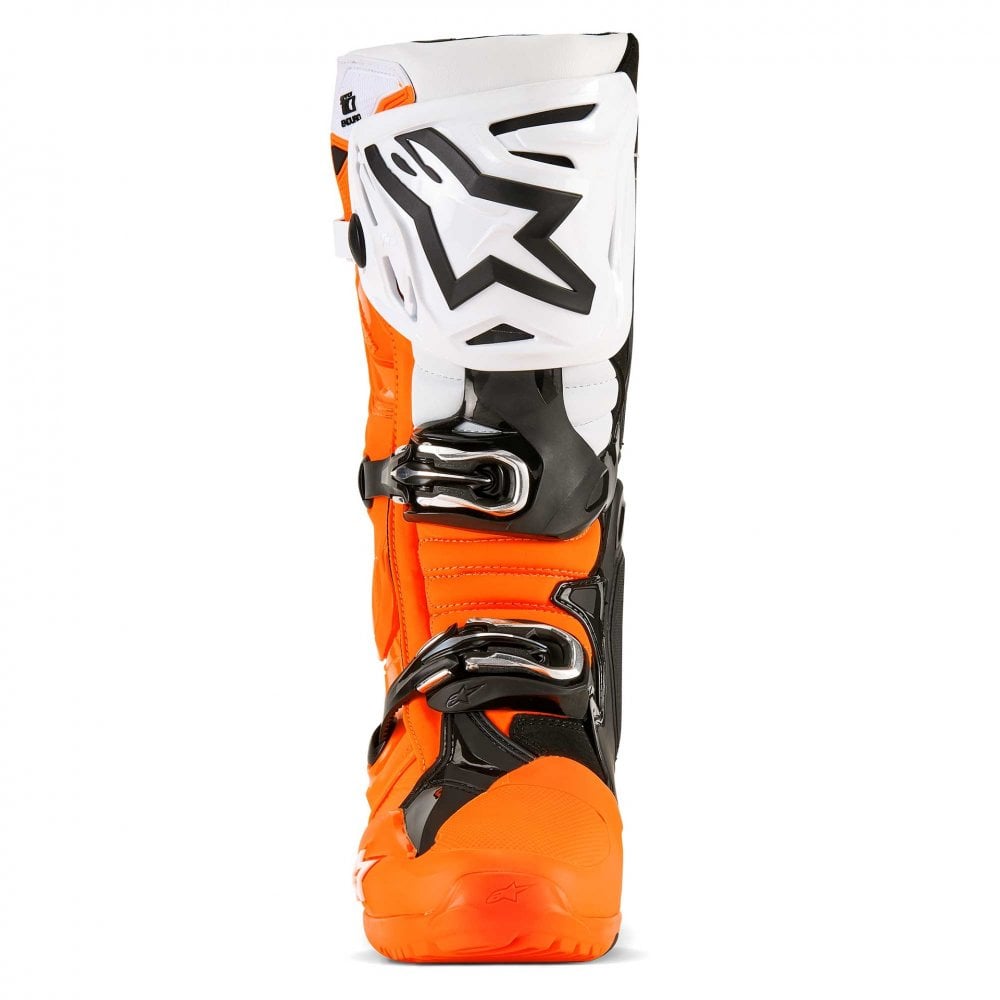 Alpinestars MX Boots - Tech 10 ENDURO (Orange Fluo/Black/White)