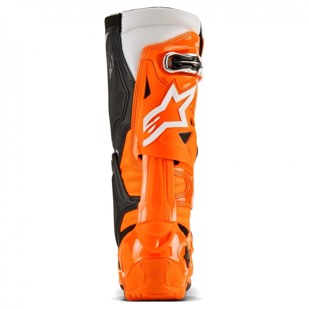 Alpinestars MX Boots - Tech 10 ENDURO (Orange Fluo/Black/White)
