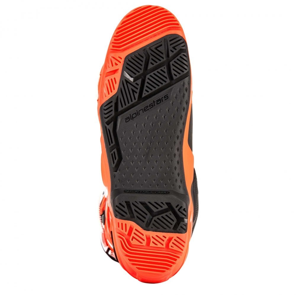 Alpinestars MX Boots - Tech 10 ENDURO (Orange Fluo/Black/White)