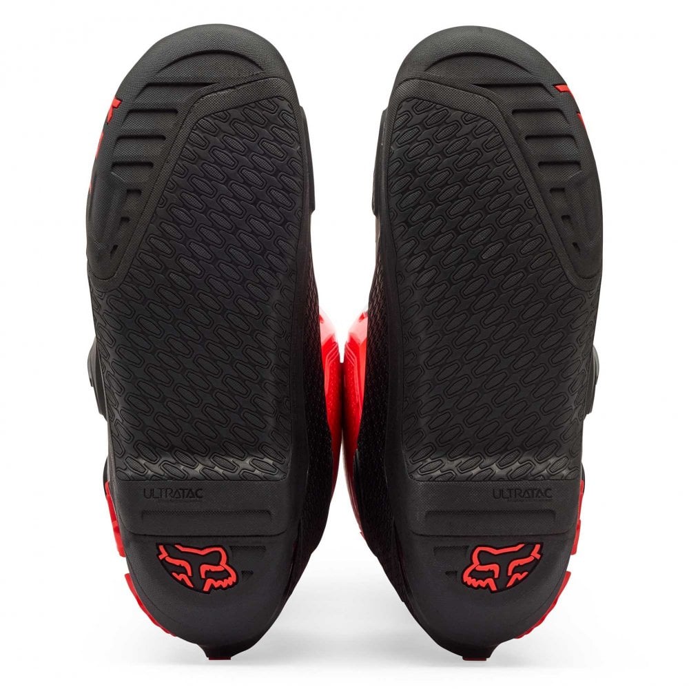 FOX Racing Motocross Boots - INSTINCT 3.0 (Fluo Red)