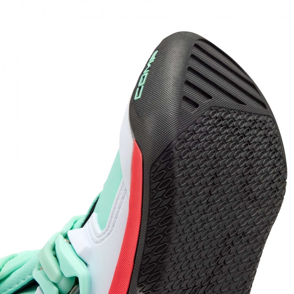FOX Racing Women's MX Boots - COMP (Aqua/Green/White/Orange)