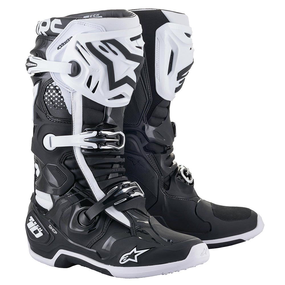 Alpinestars (MX26) MX Boots - Tech 10 DHCP (Black/White)