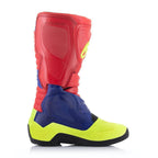 Alpinestars MX Boots - Tech 3 (Bright Red/Dark Blue/Fluo Yellow)