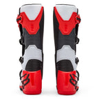 FOX Racing Motocross Boots - COMP (White/Fluo Red/Black)