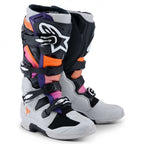 Alpinestars MX Boots - Tech 7 (Black/Light Grey/Orange Fluo/Magento)