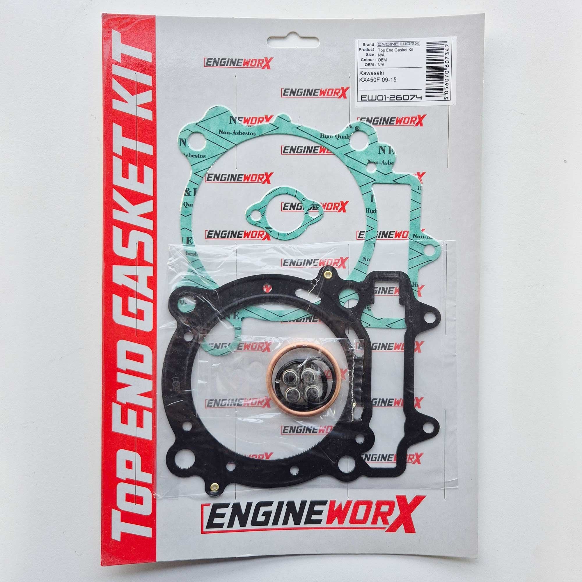 EngineWorx - Top End Gasket Kit - Kawasaki KXF450 09-15