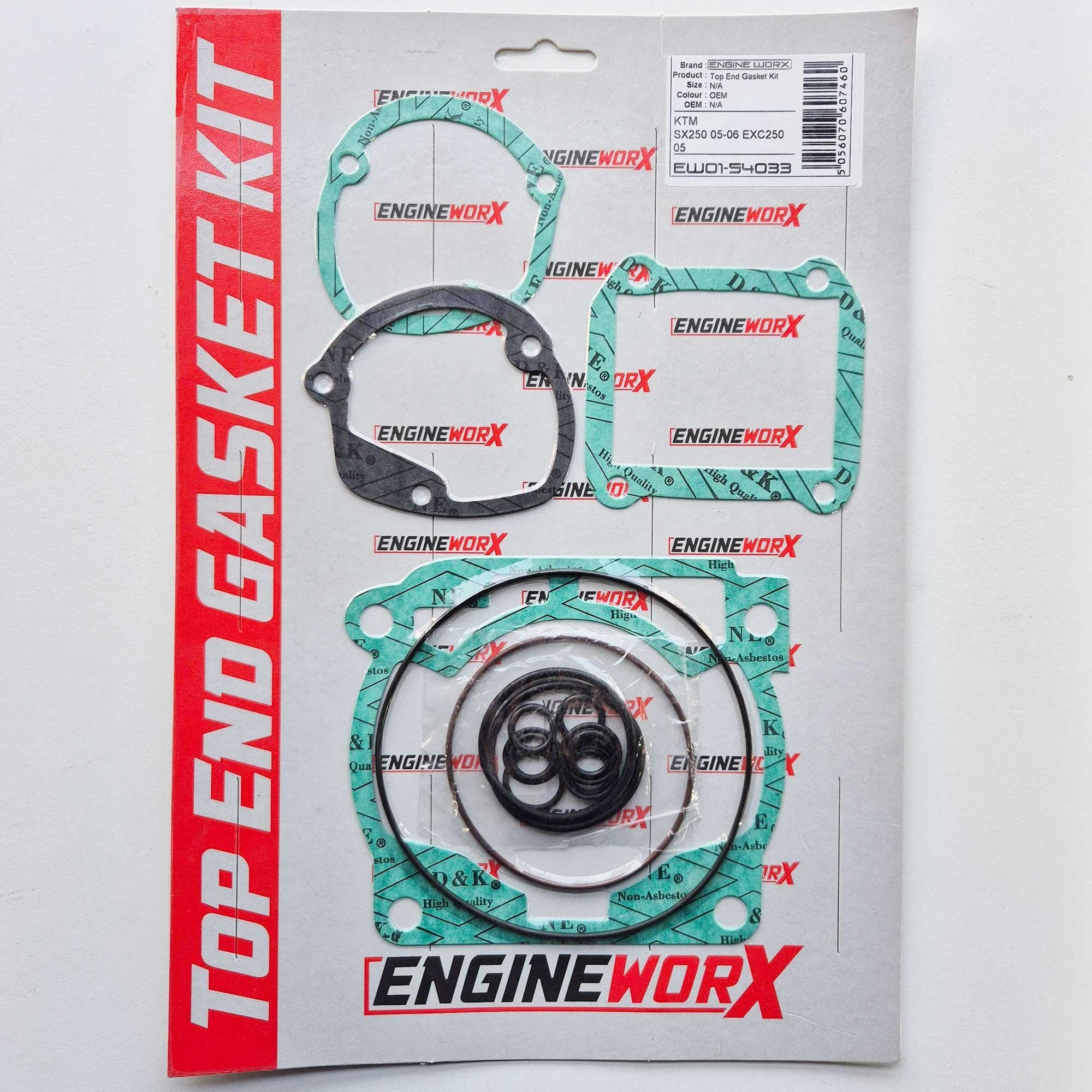 EngineWorx - Top End Gasket Kit - KTM SX250 05-06 EXC250 2005
