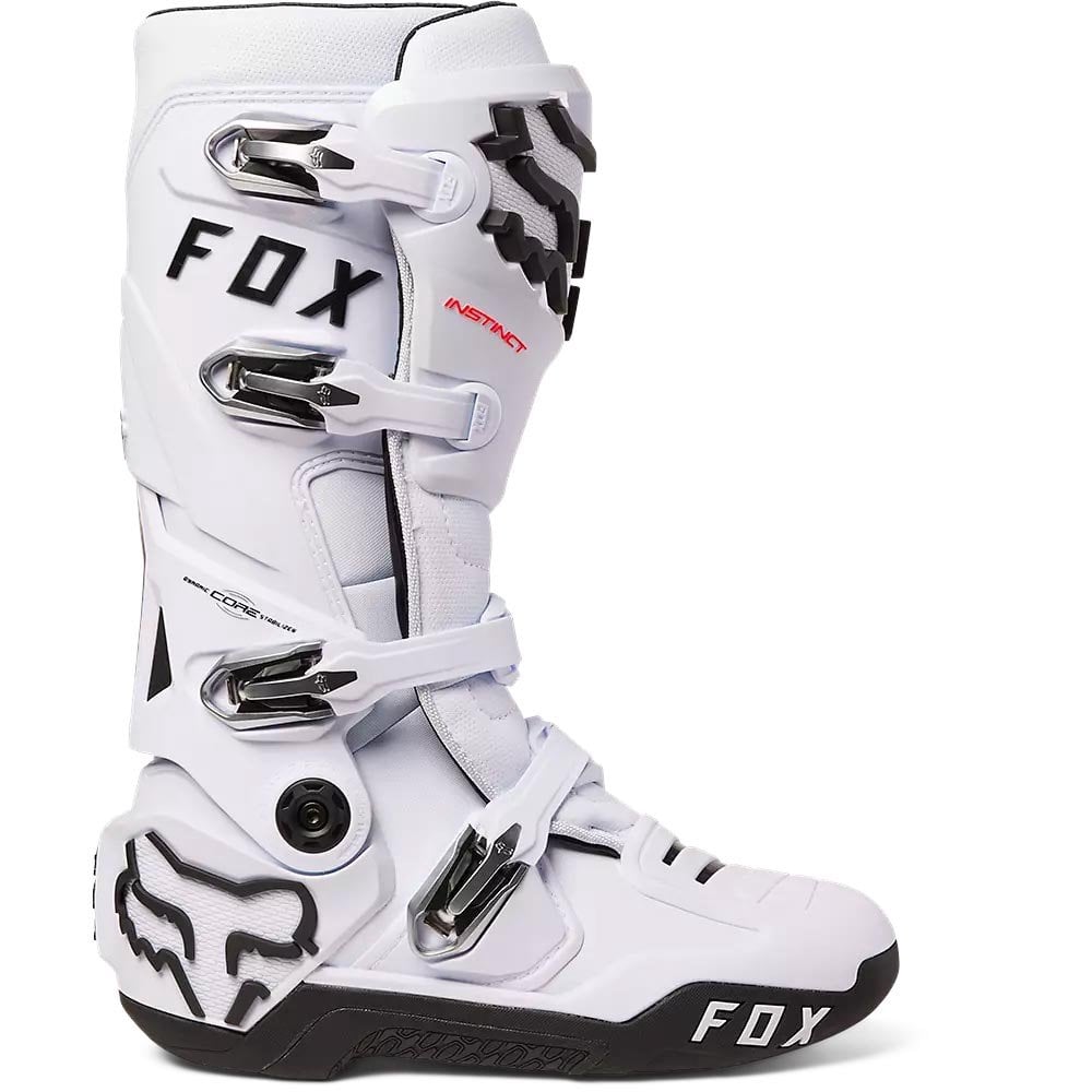 FOX Racing Motocross Boots - INSTINCT 2.0 Core (White)