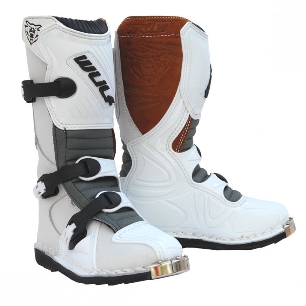 Wulfsport (SALE) Youth / Kids  MX Boots - Cub LA (White)