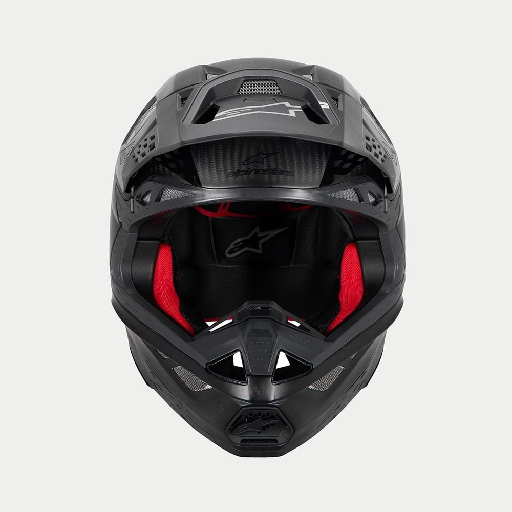 Alpinestars S-M10 MX Helmet - FAME (Black Carbon Matt & Gloss)