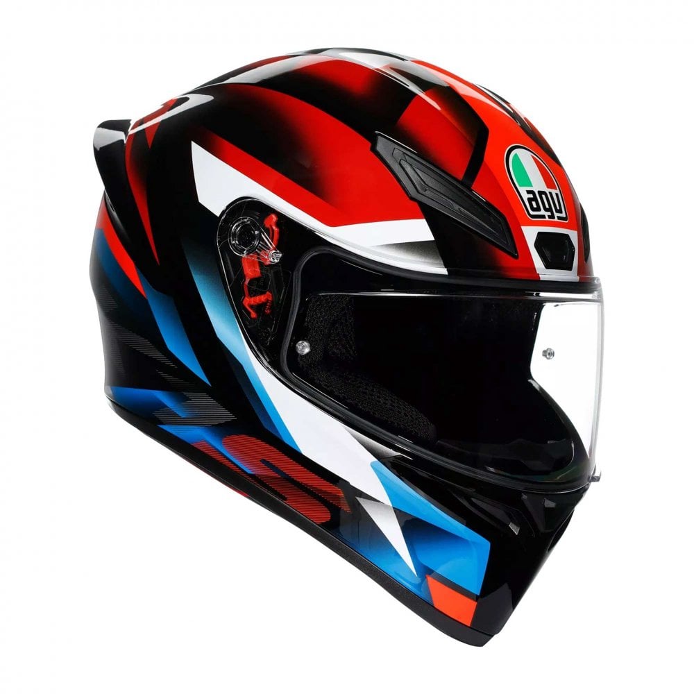 AGV (2026) Helmet - K1-S (2206) Fastlap - Black/Red/Blue