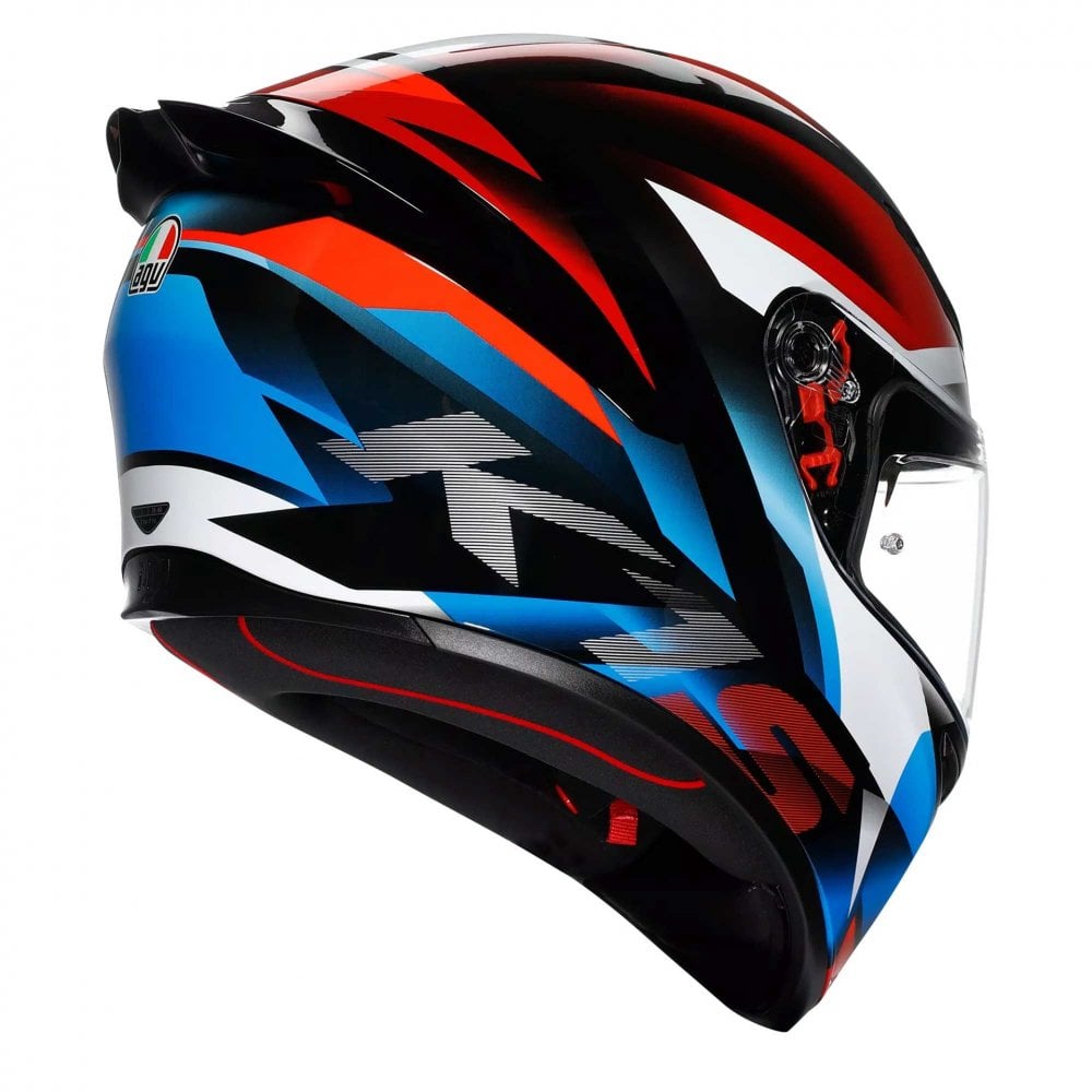 AGV K1-S Fastlap Motorcycle Helmet (Black/Red/Blue)