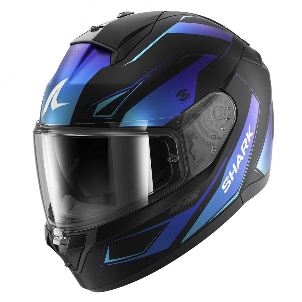 Shark (2026) Helmet - Ridill 2 Mekarium (Matt Black/Blue/Blue)