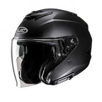 HJC I31 Plain Open Face Motorcycle Helmet (Matt Black)