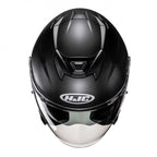 HJC I31 Plain Open Face Motorcycle Helmet (Matt Black)