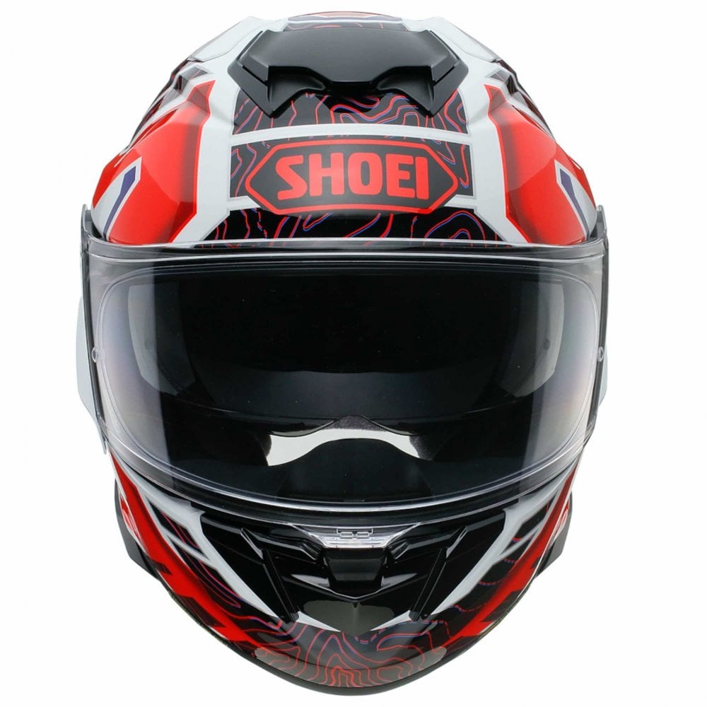 Shoei (2025) Helmet - GT Air 3 (2206) Hike TC10 - (Gloss Red/White/Blue)