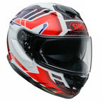 Shoei GT Air 3 Hike TC10 Motorcycle Helmet (Red/White/Blue)