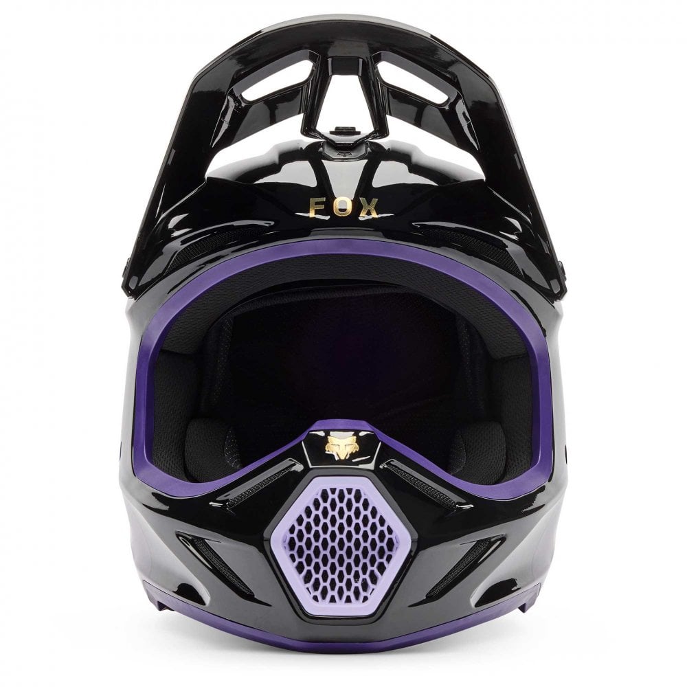 FOX MX | Enduro Helmet - V3 DRIP (Black/Purple)