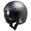 LS2 Motorcycle Open Face  Helmet - OF601 BOB II (Matt Carbon)