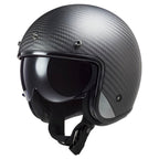 LS2 Motorcycle Open Face  Helmet - OF601 BOB II (Matt Carbon)