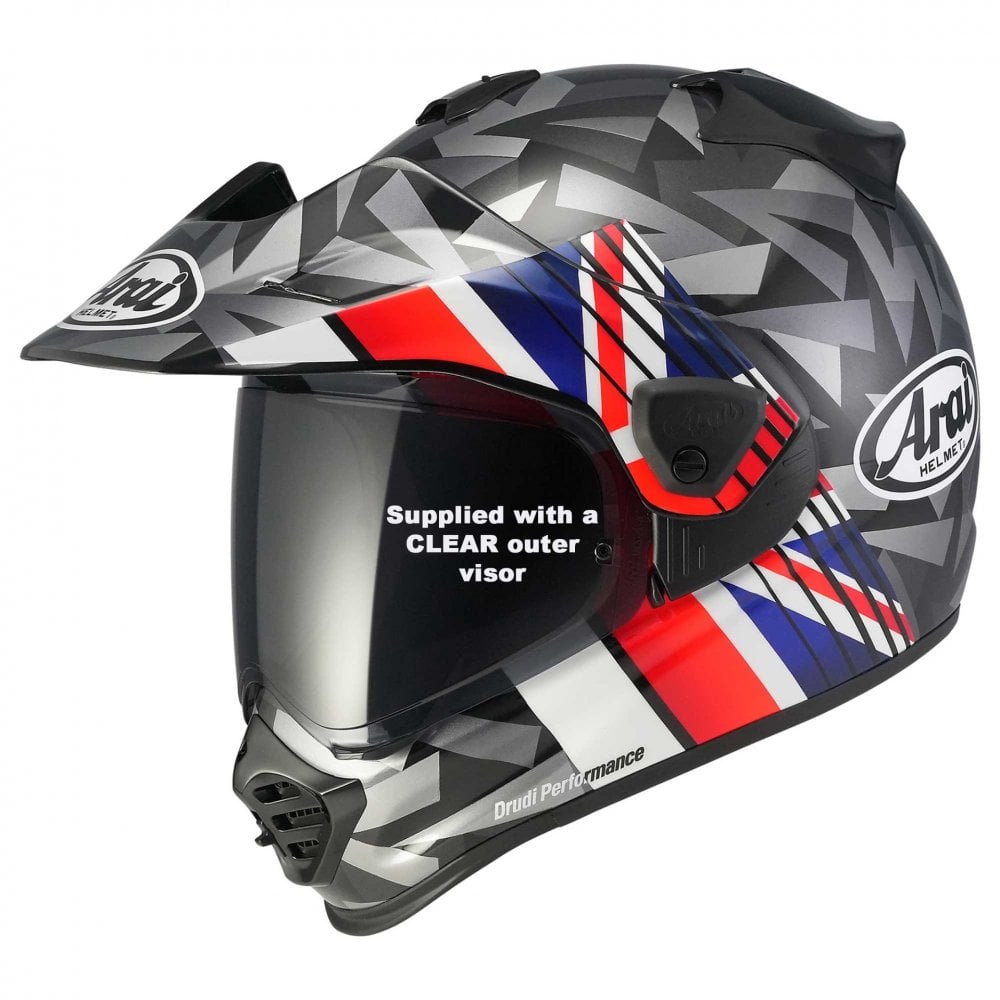 Arai (2026) Helmet - Tour-X 5 Nation - UK (Black/Red/Blue)
