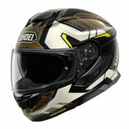 Shoei GT Air 3 Hike TC11 Motorcycle Helmet (White/Gold/Fluo)