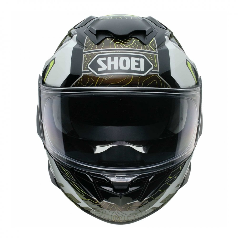 Shoei GT Air 3 Hike TC11 Motorcycle Helmet (White/Gold/Fluo)