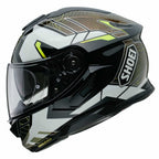 Shoei GT Air 3 Hike TC11 Motorcycle Helmet (White/Gold/Fluo)
