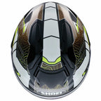 Shoei GT Air 3 Hike TC11 Motorcycle Helmet (White/Gold/Fluo)