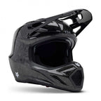 FOX Racing V3 RS Carbon SOLID MX | Enduro Helmet (Gloss Black)