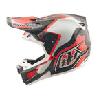 Troy Lee Motocross Helmet - SE5 Carbon MIPS - MEMBRANE (Black/Red/White)
